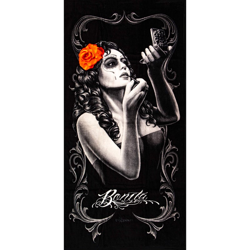 JPI Beach Towel - Bonita - Oversized 60"" x 30"" - for Pool, Bath, Yoga, Gym, Travel, Camping, Beach Cart & Beach Chairs - Image 2